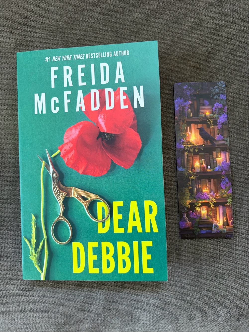 "Dear Debbie" by Freida McFadden paperback book